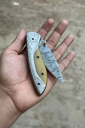 Boneridge Damascus Folder product detail, view 4
