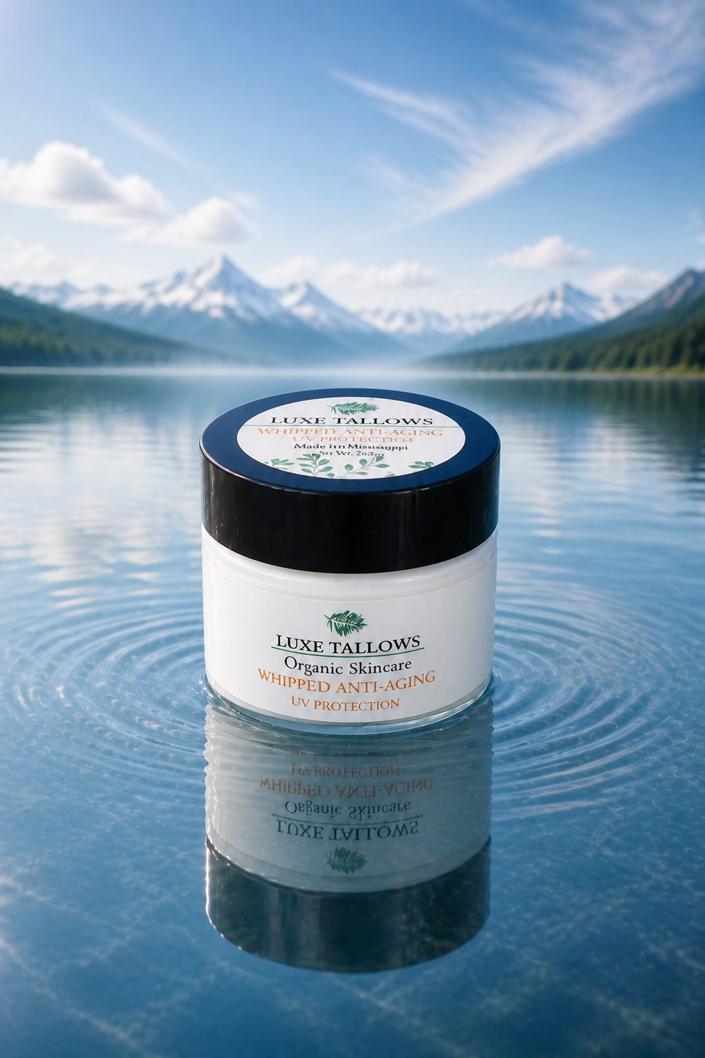 Luxe Tallows Whipped Anti-Aging Tallow with UV Protection — Daily Face Moisturizer | 2 oz by Luxe Tallows, handmade bath and body detail photo 4