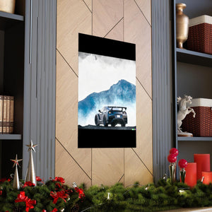 Nissan GTR water color Matte Vertical Posters