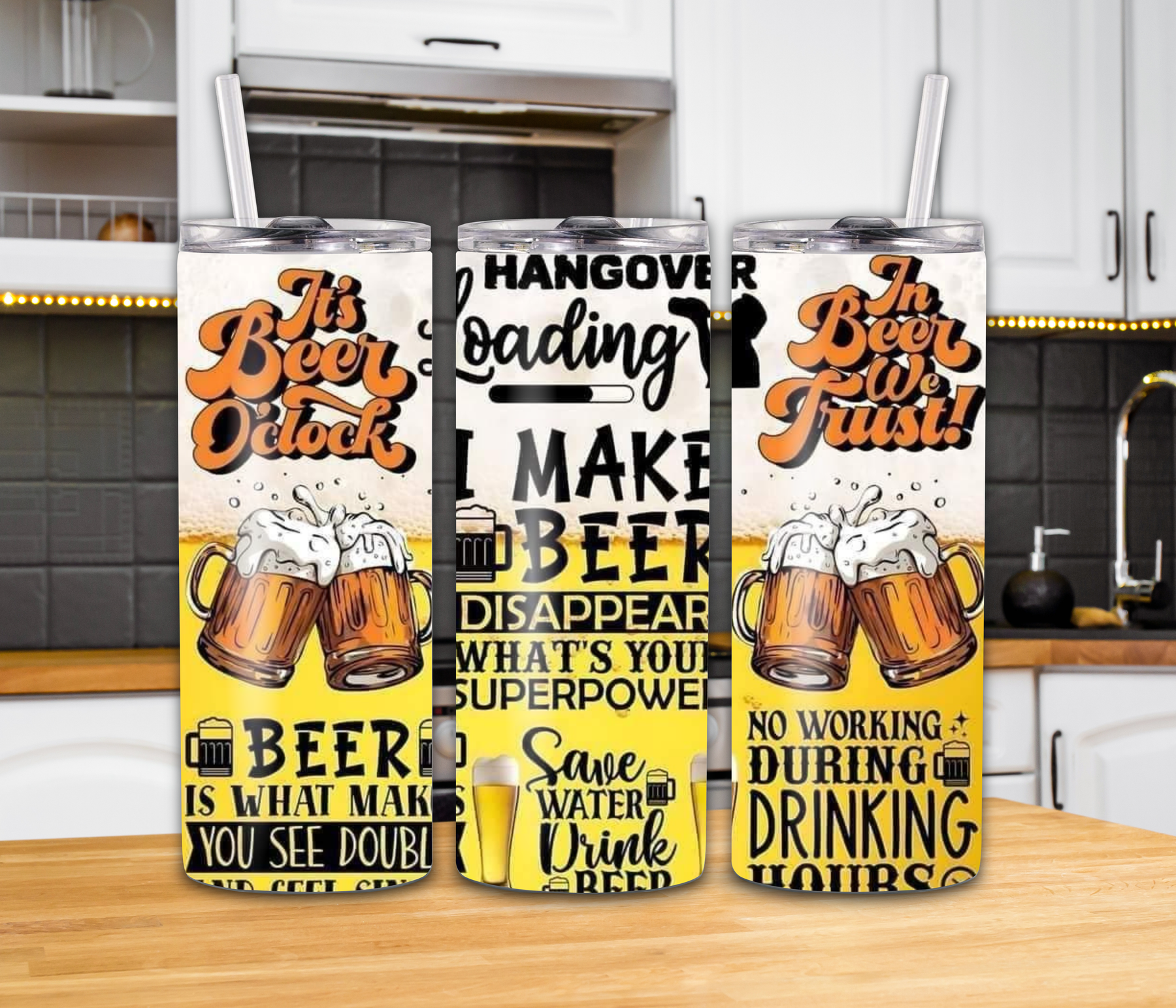 "I Make Beer Disappear" 20oz Tumbler
