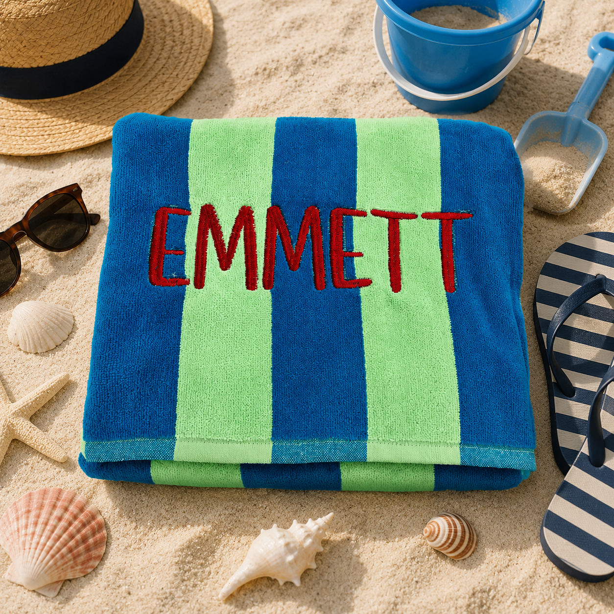 Personalized Embroidered Beach Towel