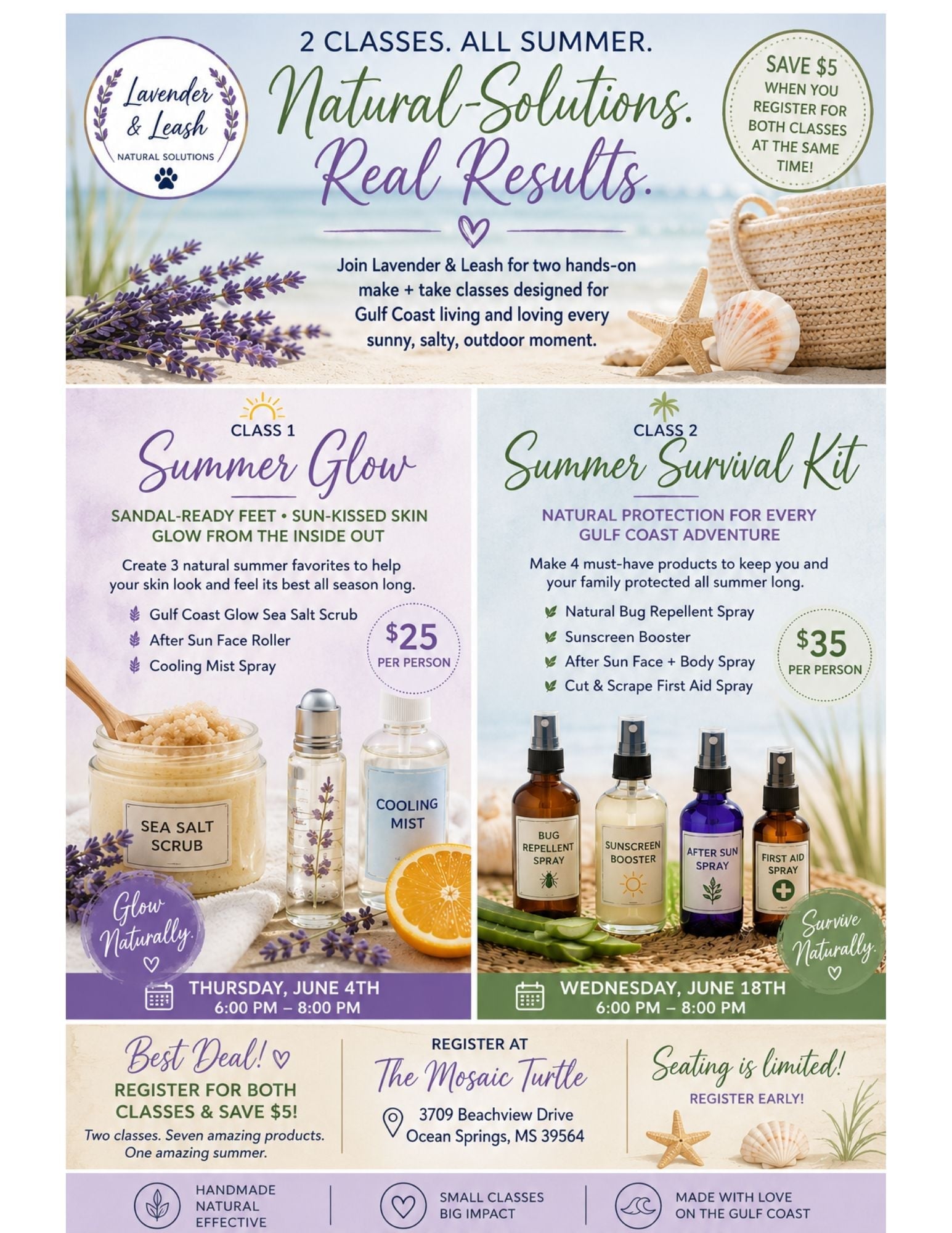 Lavender & Leash Summer Survival Kit