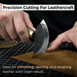 2-Piece Rounded and Straight Leather Knife Set