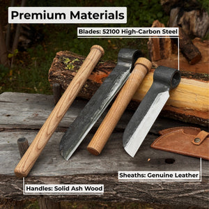 2-Piece Splitting Froe Set