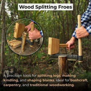 2-Piece Splitting Froe Set