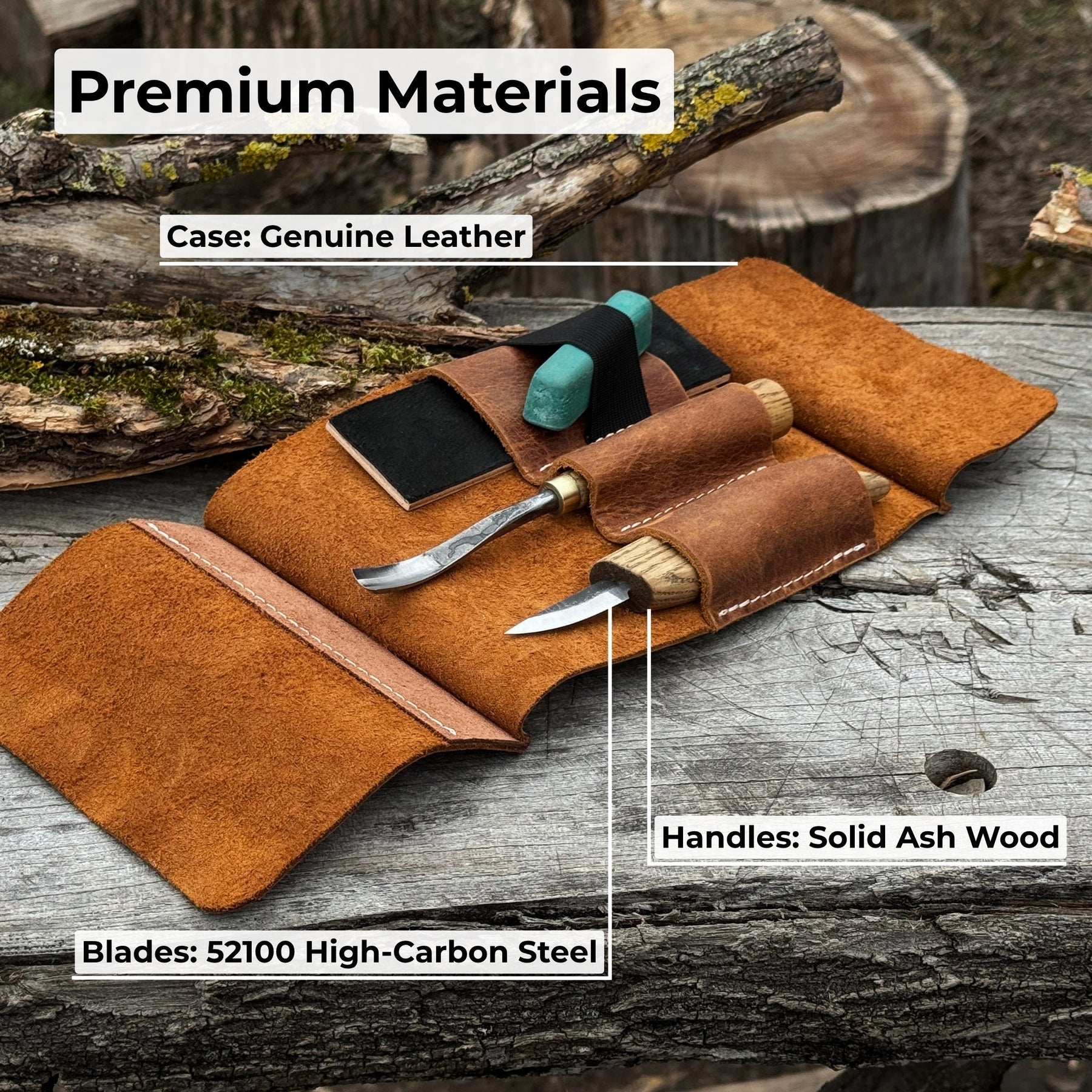 2-Piece Wood Carving Set