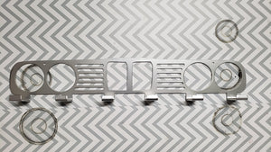 BMW E30 Grill coat Rack – Steel Wall Mounted Coat and Hat Hanger – 20" Classic Euro Car Organizer