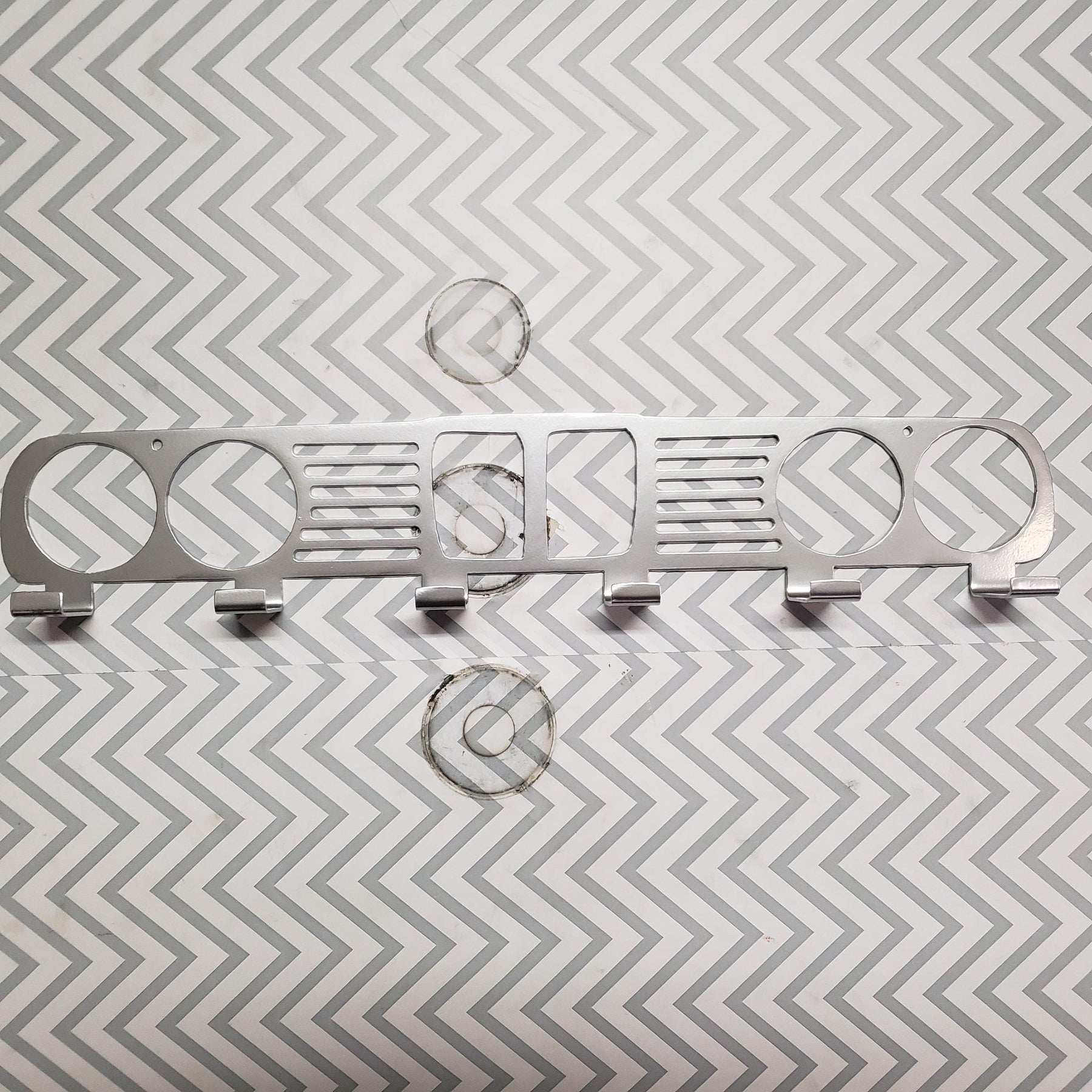 BMW E30 Grill coat Rack – Steel Wall Mounted Coat and Hat Hanger – 20" Classic Euro Car Organizer