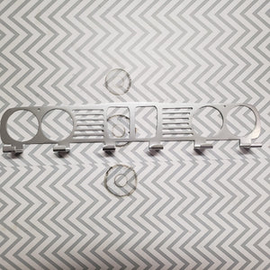 BMW E30 Grill coat Rack – Steel Wall Mounted Coat and Hat Hanger – 20" Classic Euro Car Organizer