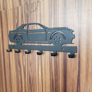 Dodge Demon Challenger Keychain Rack – Steel Wall Mounted Muscle Car Organizer