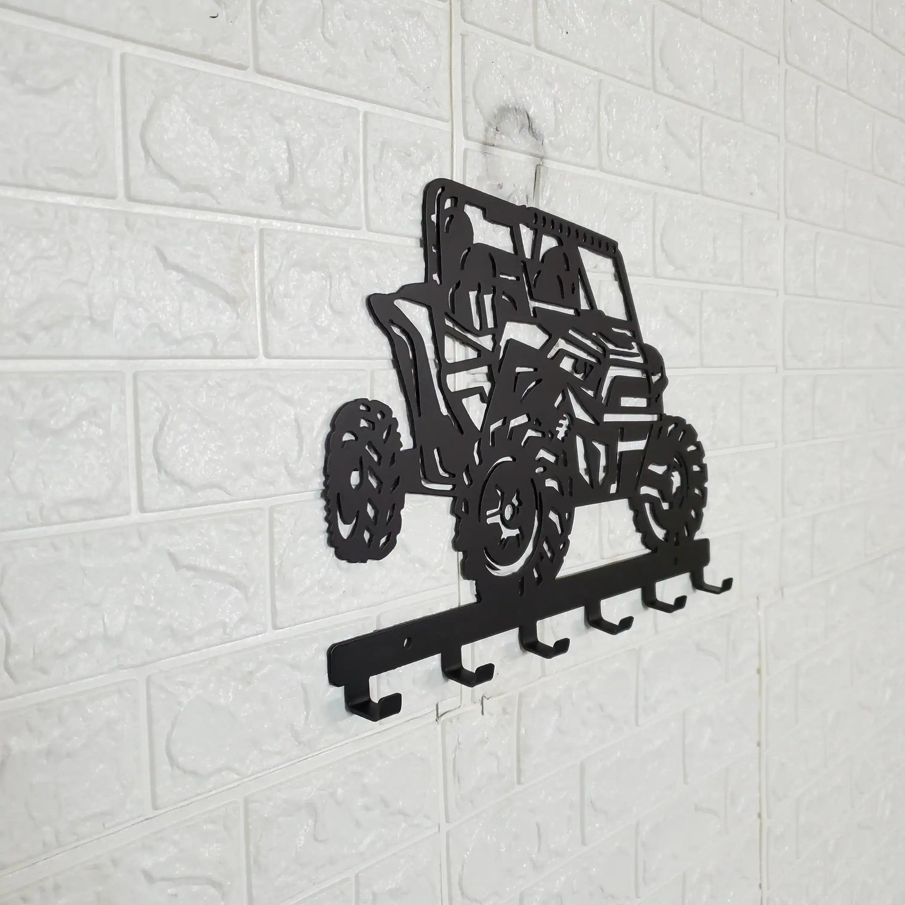 Polaris RZR Key Hanger detail view by Martin Metalwork LLC