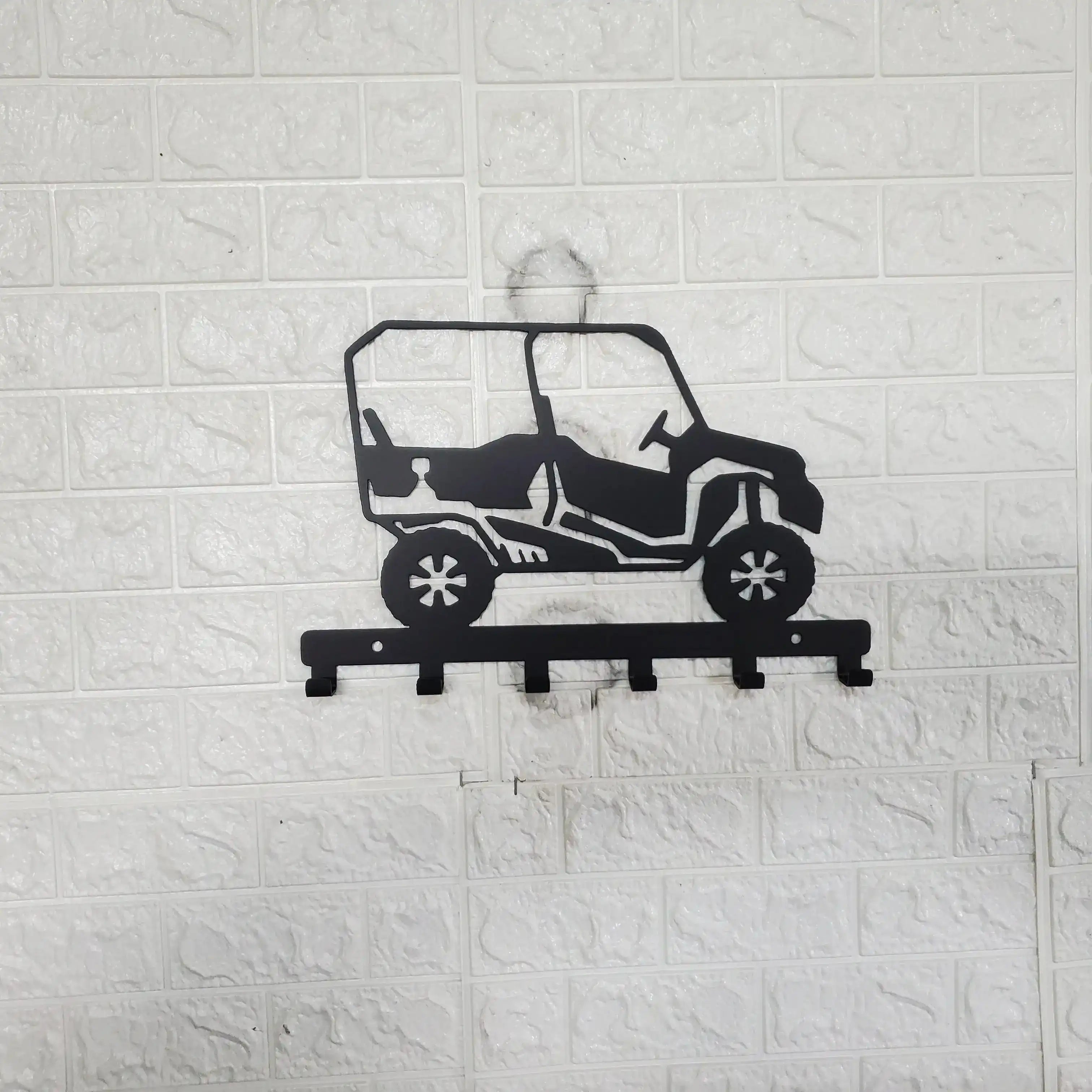 Honda Pioneer 1000-5 UTV Key Hanger – Steel Off Road Utility Wall Organizer