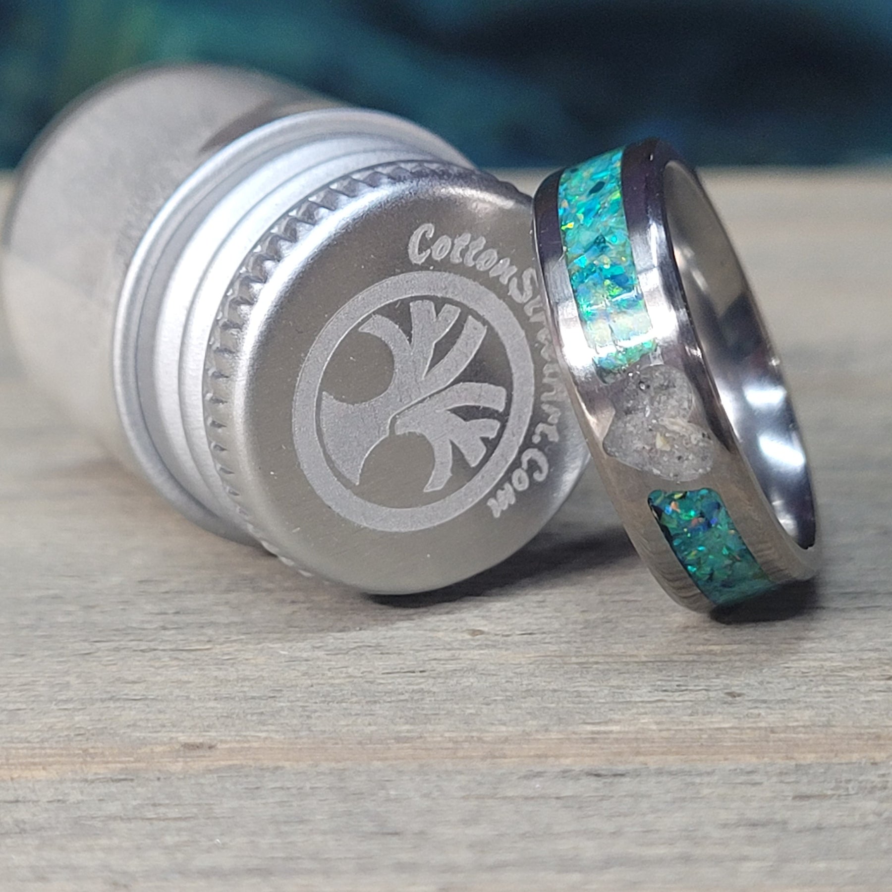 You are My Heart Memorial Ring - Titanium Band