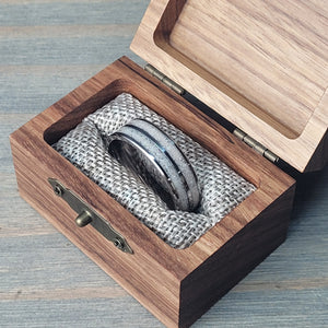 Double Channel Memorial Ring * One Ring To Memorialize Mom and Dad