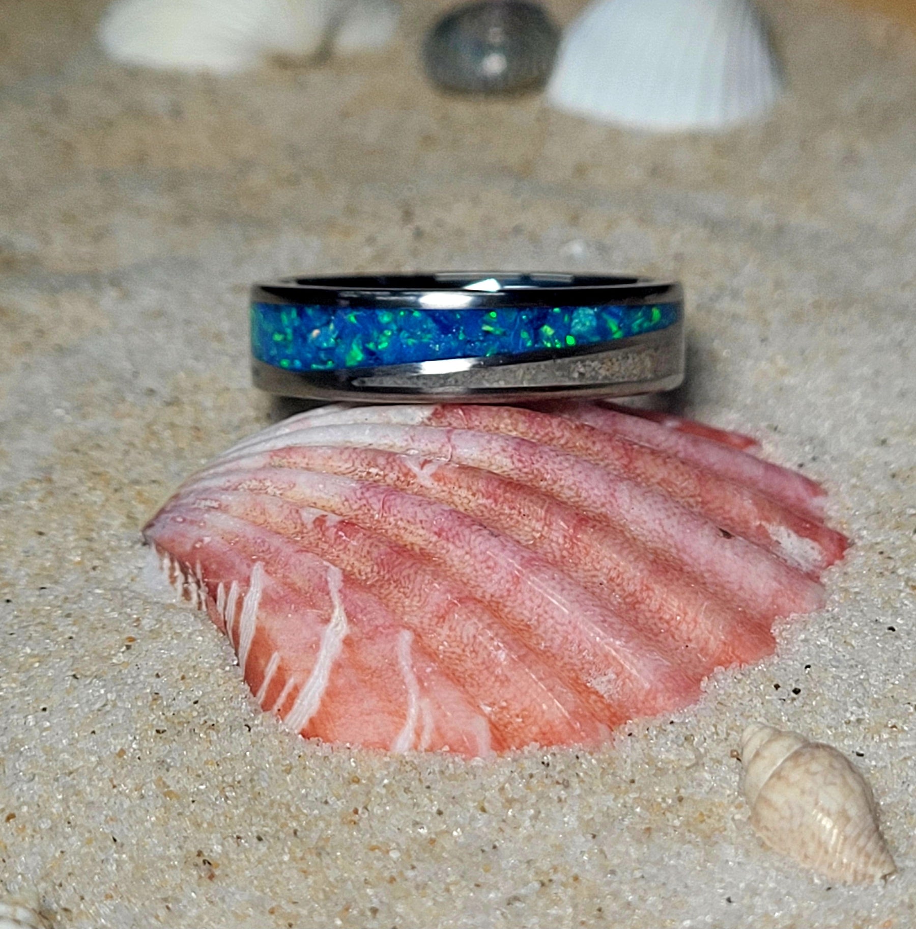 Tidal Serenity Ring - Made from the Beach Sand