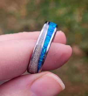 Tidal Serenity Ring - Made from the Beach Sand