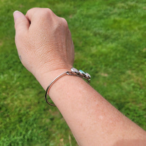 Cremation Ash Memorial Bracelet -Eternal Tides
