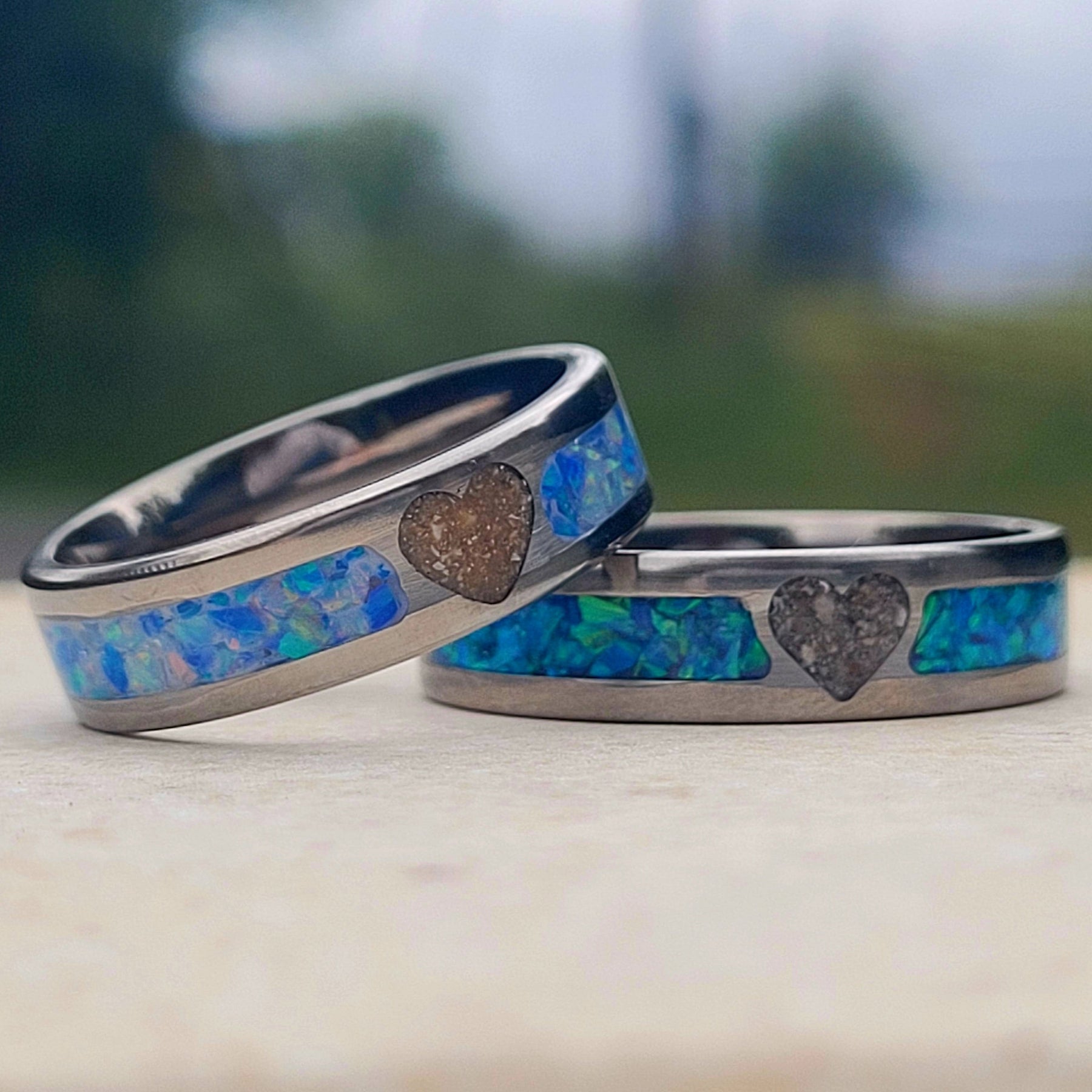 You are My Heart Memorial Ring - Titanium Band