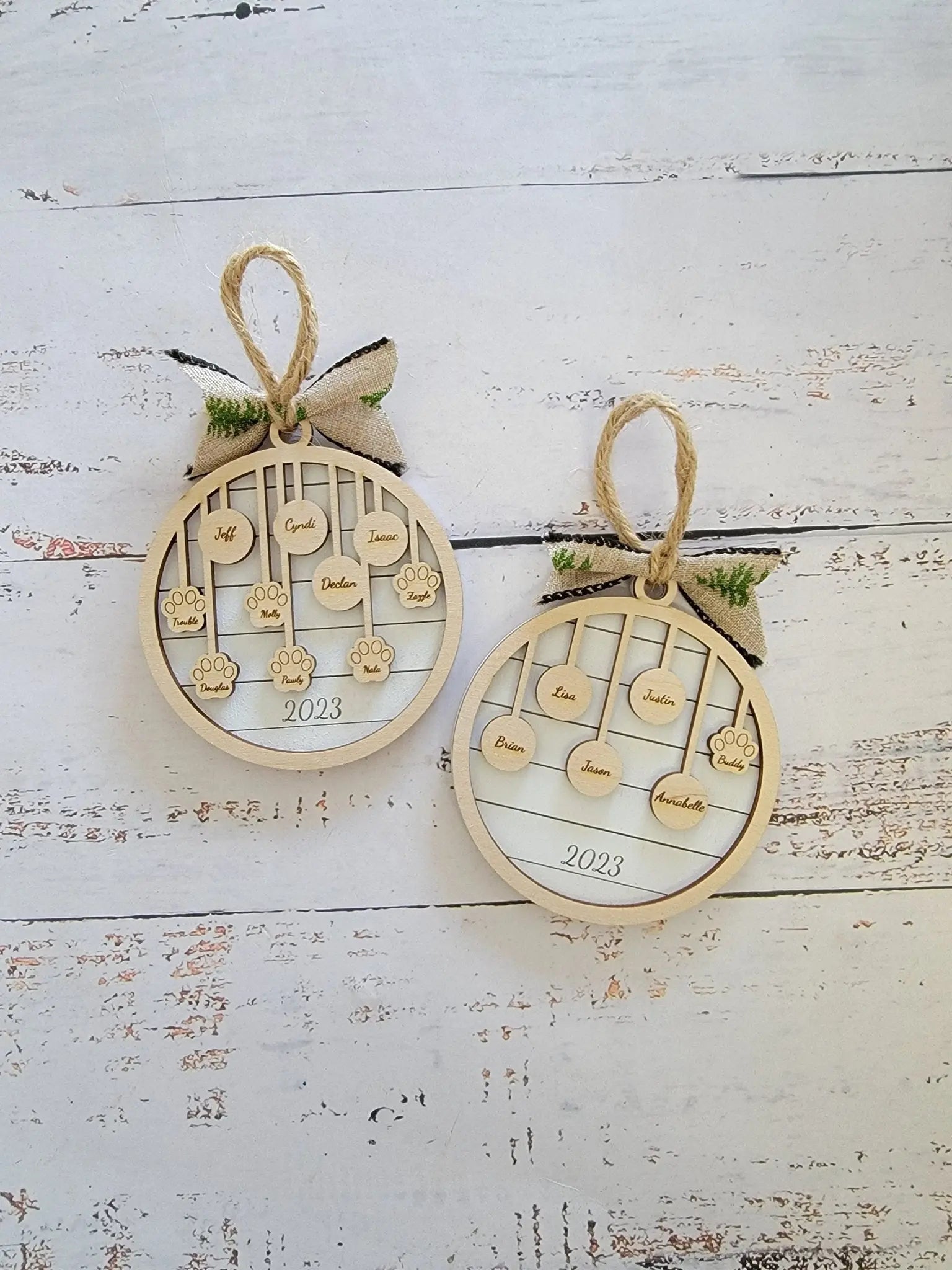 2025 Family Christmas Ornament Bulb Edition EverLee Creations