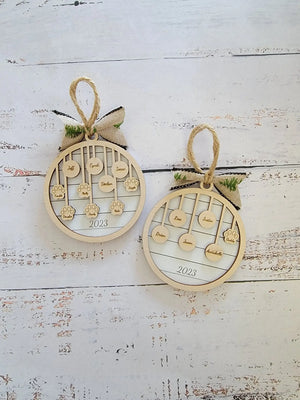 2025 Family Christmas Ornament Bulb Edition by EverLee Creations, Southern home decor main product photo