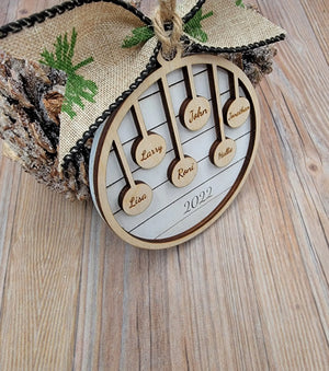 2025 Family Christmas Ornament Bulb Edition by EverLee Creations, Southern home decor detail photo 5
