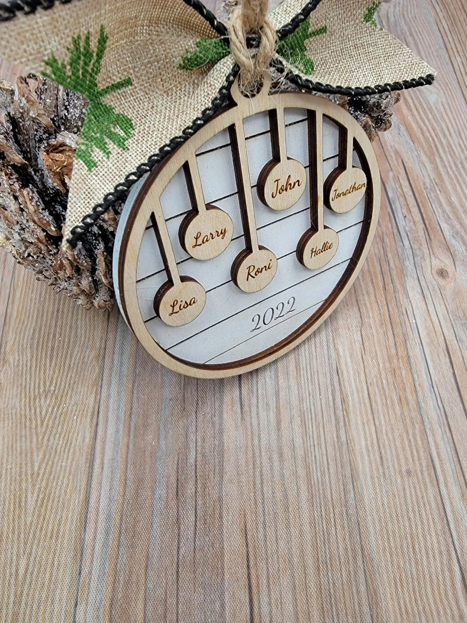 2025 Family Christmas Ornament Bulb Edition by EverLee Creations, Southern home decor detail photo 6