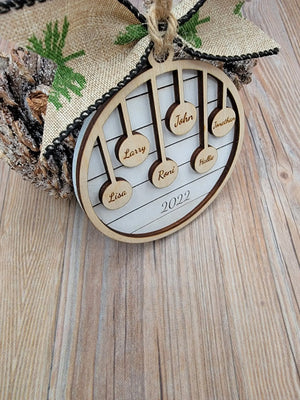 2025 Family Christmas Ornament Bulb Edition by EverLee Creations, Southern home decor detail photo 6