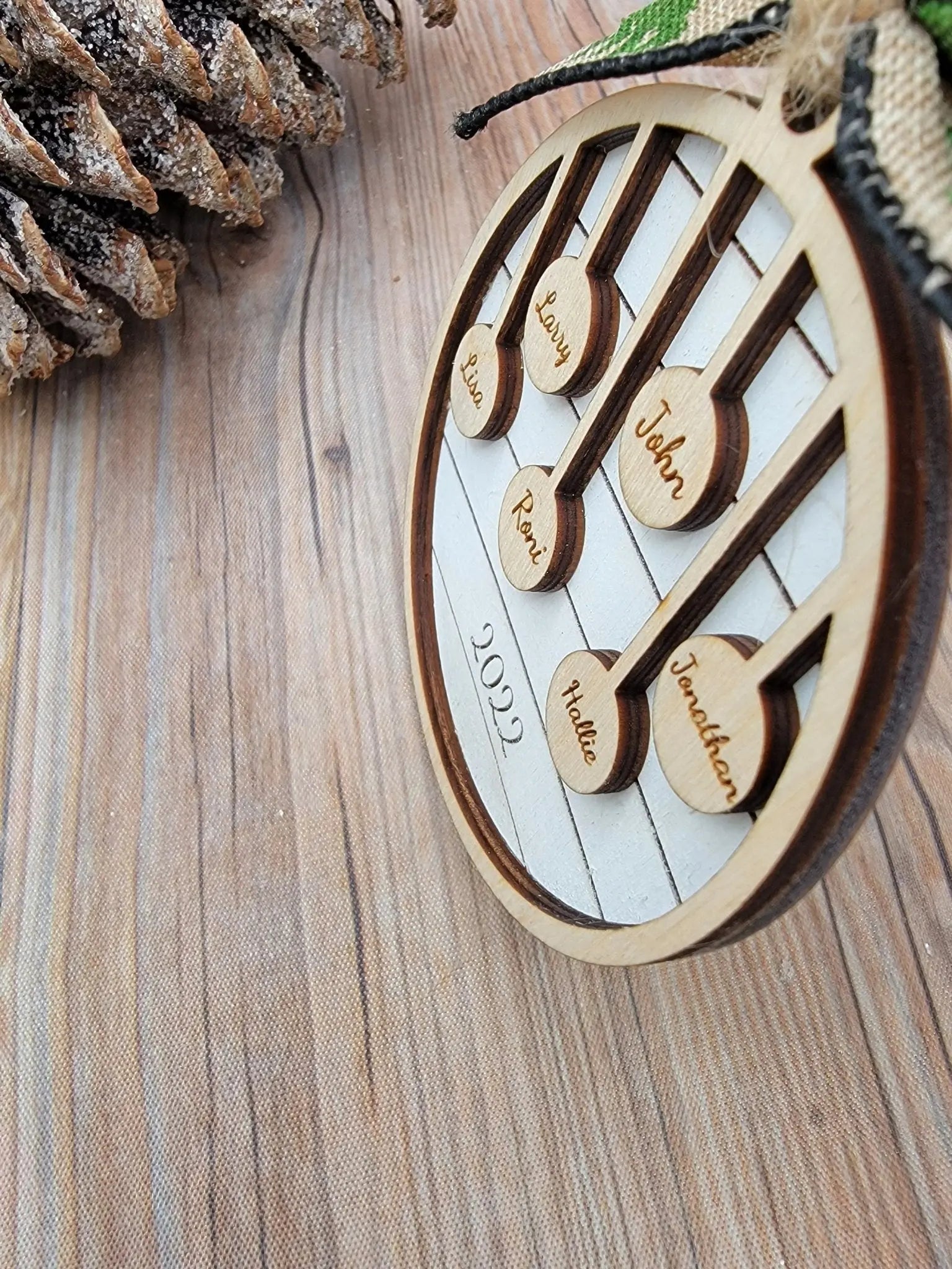 2025 Family Christmas Ornament Bulb Edition by EverLee Creations, Southern home decor detail photo 7