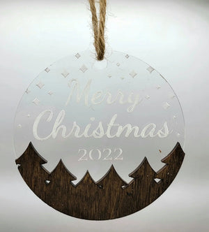 2025 Mountain Ornament by EverLee Creations, Southern home decor main product photo