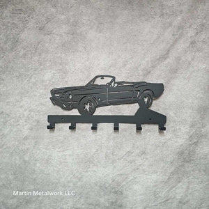60's mustang convertible key hanger detail view by Martin Metalwork LLC