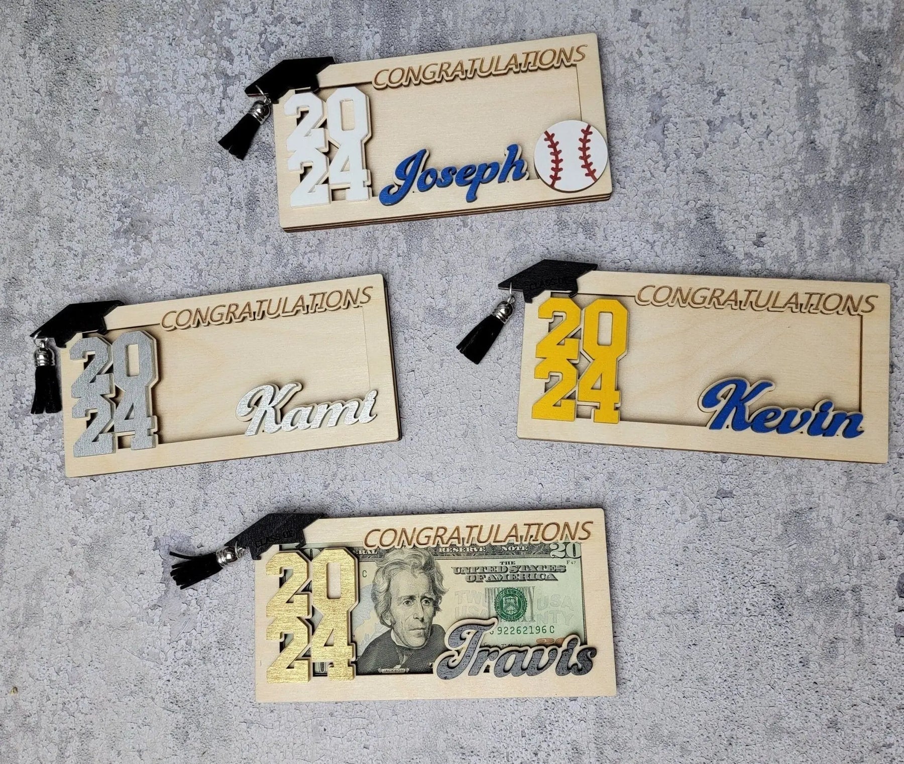 2026 Graduation Gift Money Holder by EverLee Creations, Southern home decor main product photo