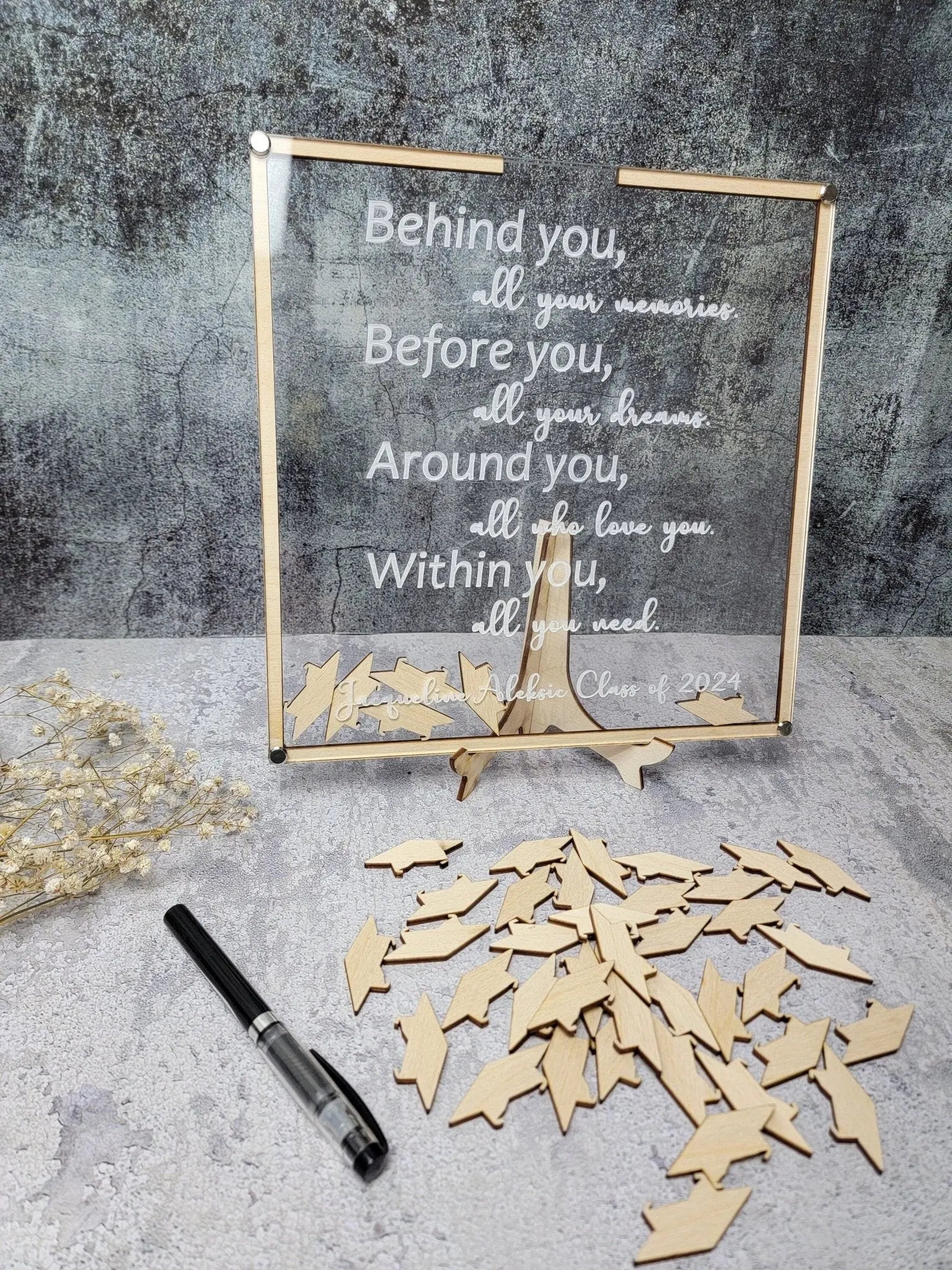 2026 Graduation Guest Book Alternative by EverLee Creations, paper gift detail photo 5