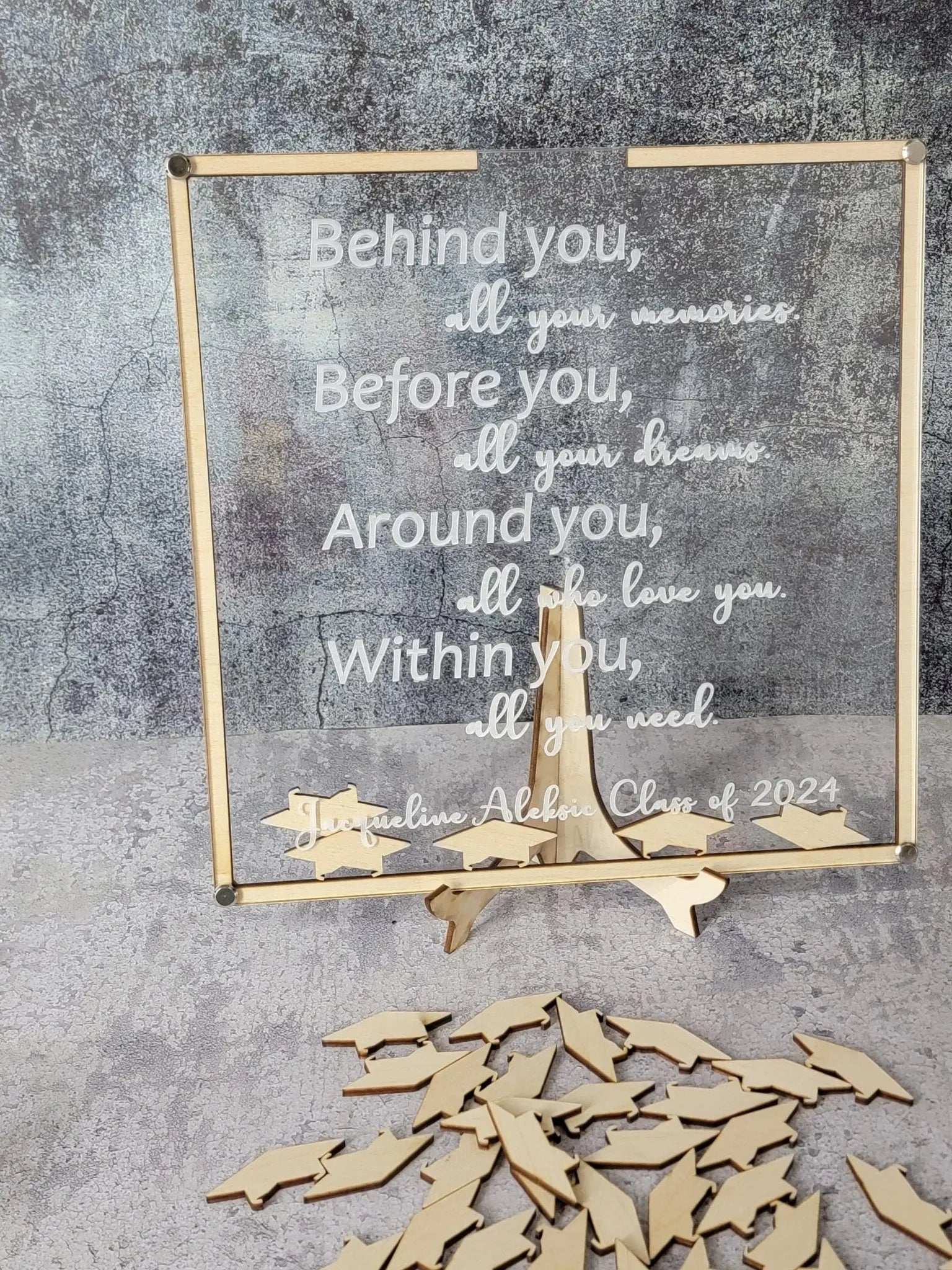 2026 Graduation Guest Book Alternative by EverLee Creations, paper gift detail photo 8