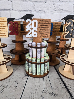 2026 Personalized Graduation Gift Money Holder by EverLee Creations, Southern home decor main product photo