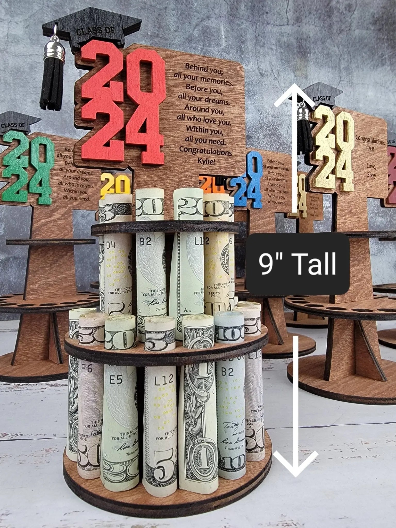 2026 Personalized Graduation Gift Money Holder by EverLee Creations, Southern home decor detail photo 5