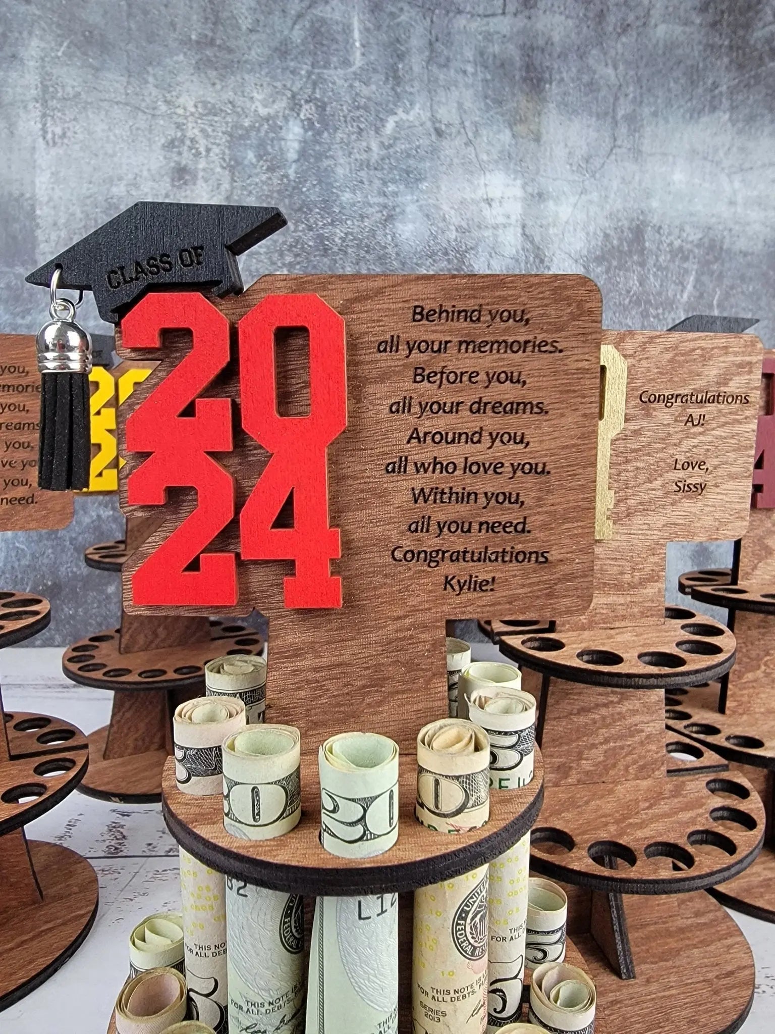 2026 Personalized Graduation Gift Money Holder by EverLee Creations, Southern home decor detail photo 8