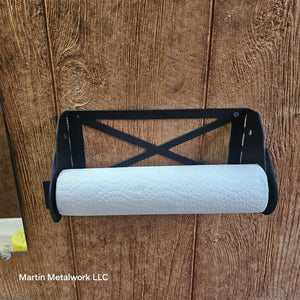 Steel Wall Mounted Paper Towel Holder – Fits Standard & Oversized Rolls