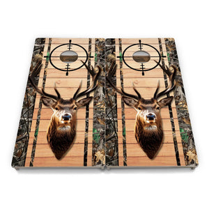 Scope Camo Deer & Fish Cornhole Boards – Tournament Series
