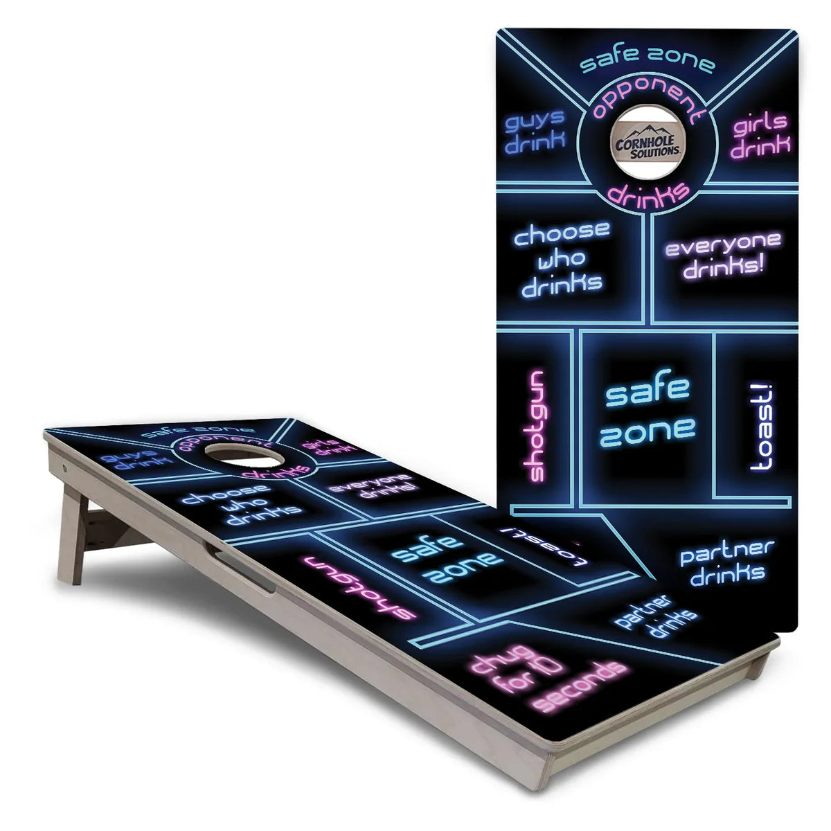 Drinking Game Cornhole Boards – Tournament Series