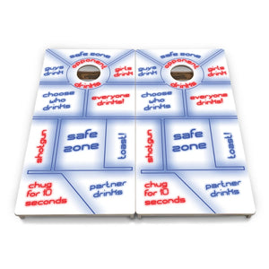 Drinking Game Cornhole Boards – Tournament Series