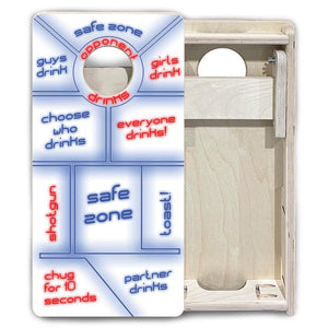 Drinking Game - Mini Cornhole Board Set (12" x 24") with 8 Mini Bags by Cornhole Solutions, custom cornhole board detail photo 6