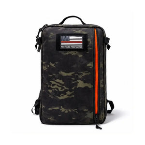 24 Hour PLUS Backpack 500D by Recycled Firefighter, handmade leather goods main product photo