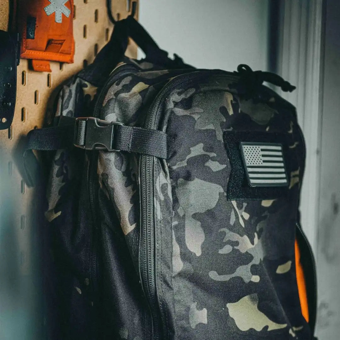 12 Hour Plus Backpack by Recycled Firefighter, handmade leather goods detail photo 10