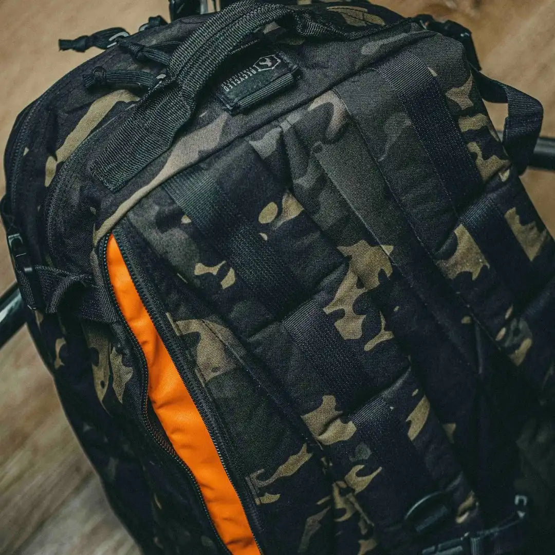 12 Hour Plus Backpack by Recycled Firefighter, handmade leather goods detail photo 8