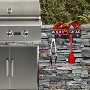 Auburn Tigers War Eagle Storage and Organizer Hooks for Hats, Lanyards, Keys and Grill Gear Gear