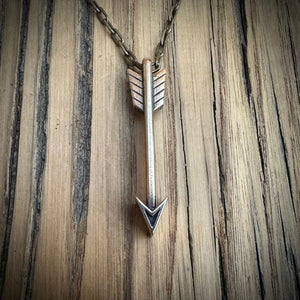 STRENGTH Arrow of Courage Necklace - Bronze by Forged By Fire — view 2 of 8