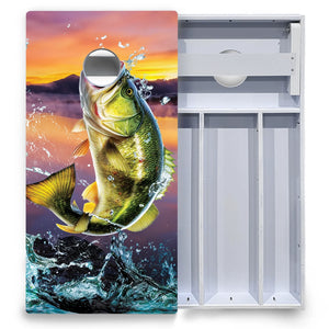 Basshole Fish Cornhole Boards - All Weather Series