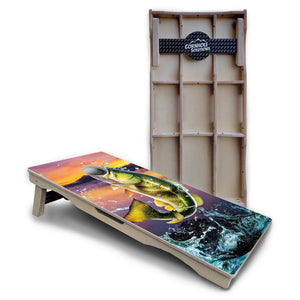 Bass Hole Cornhole Boards – Pro Lite or Pro Elite