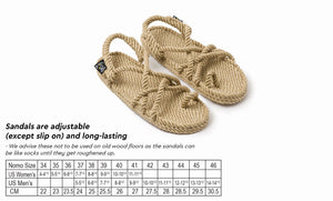 JC Platform Double Decker + Sole handmade rope sandals by Nomadic State of Mind, view 3