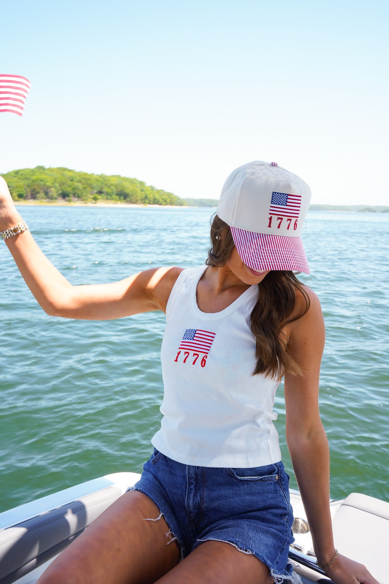 1776 American Flag Hat